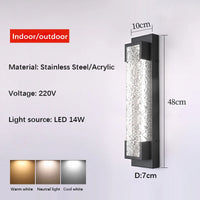 Stainless Steel Outdoor Wall Light — INOX