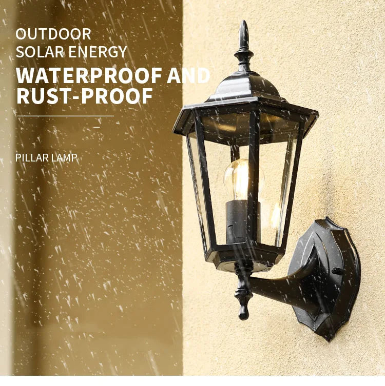 European Retro Outdoor Wall Light — ELBA