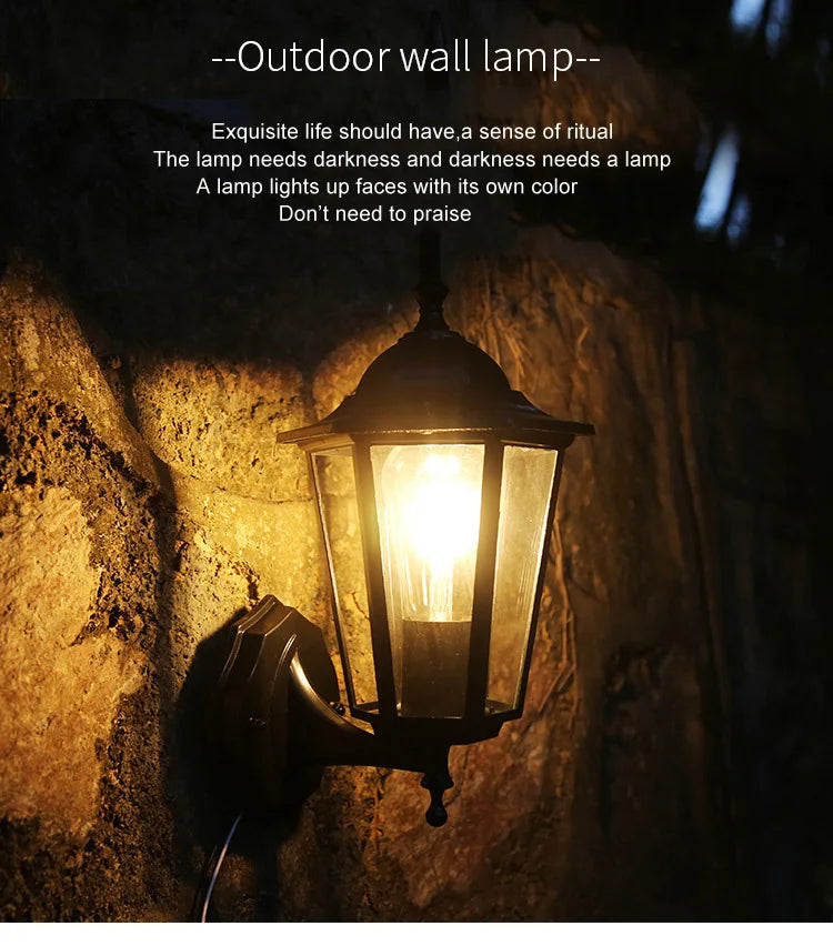 European Retro Outdoor Wall Light — ELBA