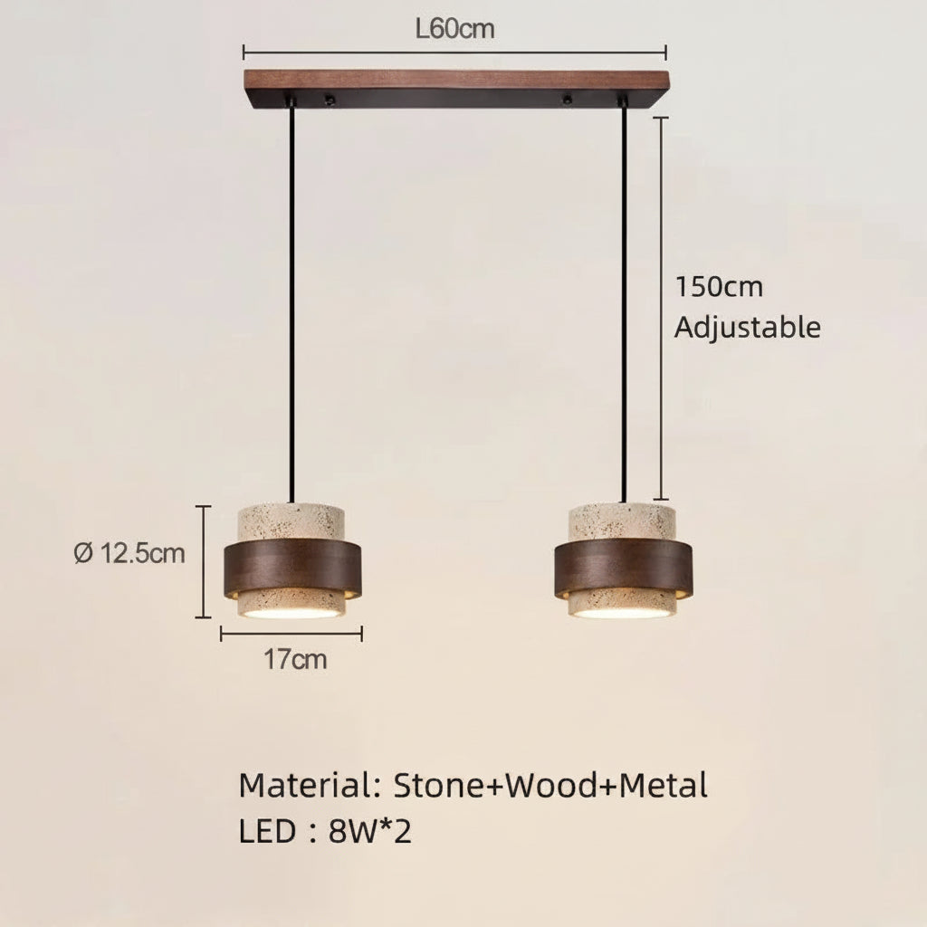 Suspension Pierre Sculptée — TERRA