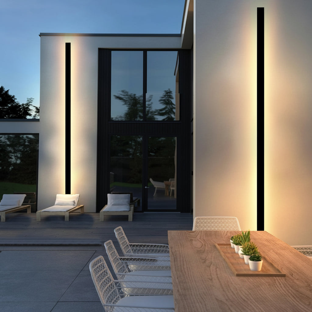 Applique extérieure en métal véritable, certifiée étanche IP65