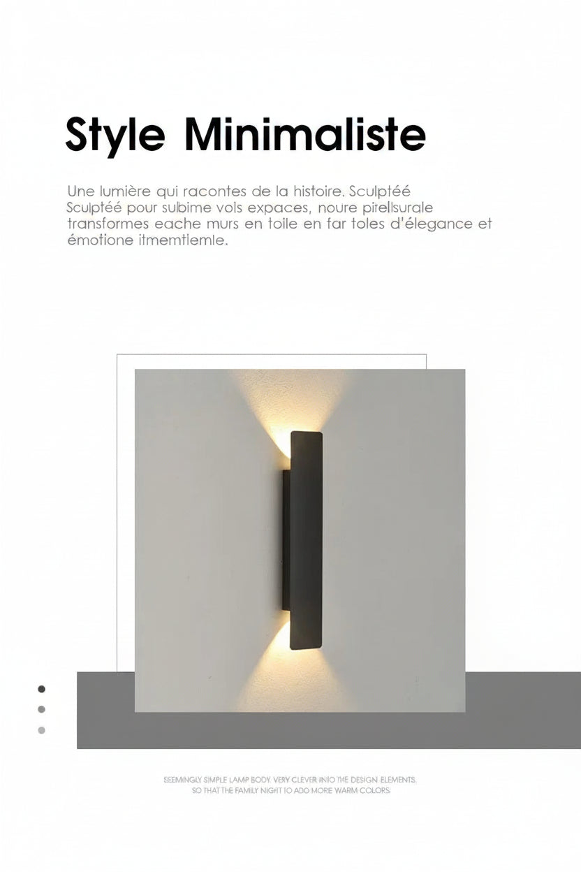 Applique Extérieure Bicolore — ARC