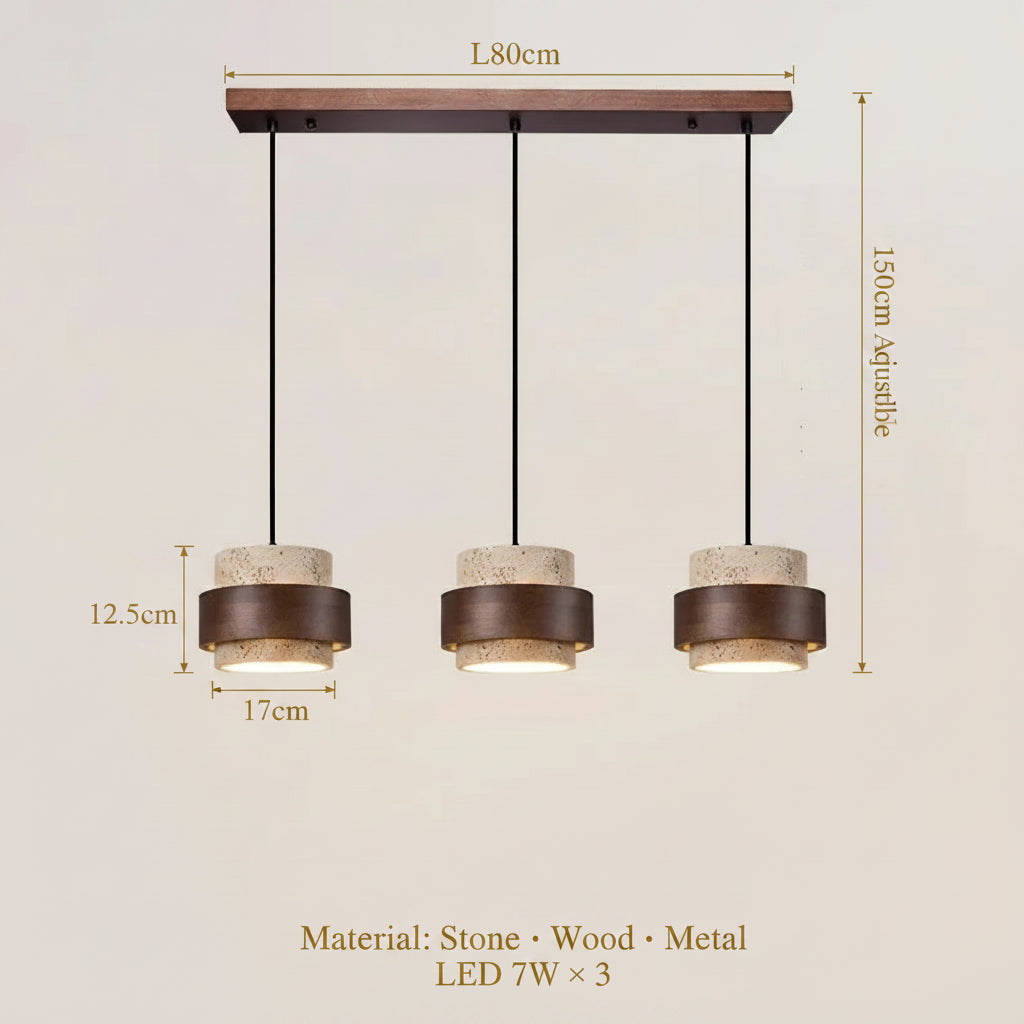 Suspension Pierre Sculptée — TERRA