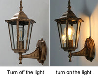 European Retro Outdoor Wall Light — ELBA